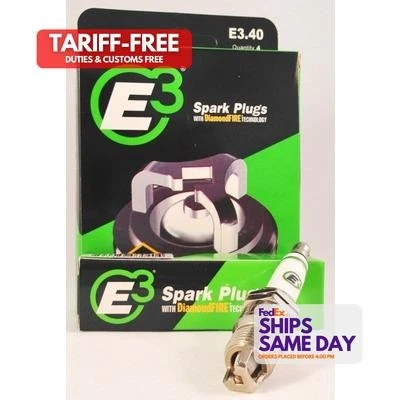 E3 Spark Plugs E3PE3.40 14 mm Thread Tapered Seat Spark Plug Performance Parts - Image 1 of 4