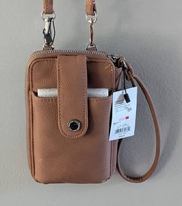 NUEVO CON ETIQUETAS Apt 9 Mujer’s Safe Keeper Bolso sin asas Bandolera Correa - Bloqueo RFID - Imagen 1 de 5