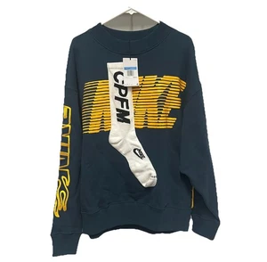 NWT Mens Nike X Cactus Plant Flea Market Sock Crew Sweatshirt Sz Medium DM4965-4 - Picture 1 of 24