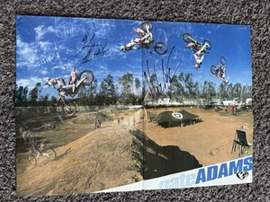 Nate Adams Chad Reed Autographed Motocross Poster 15 x 21” - Picture 1 of 5