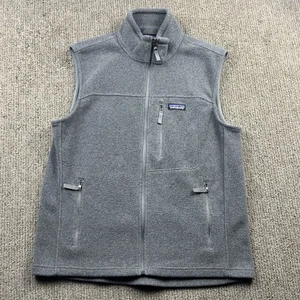 Patagonia Herren M Synchilla Classic Fleece Weste Full Zip grau bestickt - Bild 1 von 7