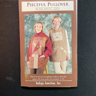 Pieceful Pullover Front Pocket Hooded with Sleeveless option sizes S to XXL - Image 1 of 2