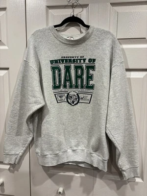 DARE Drug Resistance Education Est 1988 Sweatshirt Fruit of the Loom XL ~ VTG - Image 1 of 4