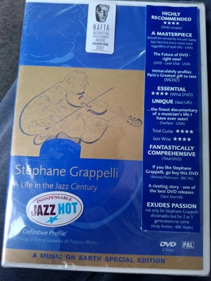Stephane Grappelli A Life in the Jazz Century DVD 2 Disc Set New & Sealed - Image 1 of 4