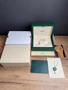 Auténtica Caja Reloj ROLEX Para JUEGO COMPLETO Folletos Etiqueta 4 - Imagen 1 de 13