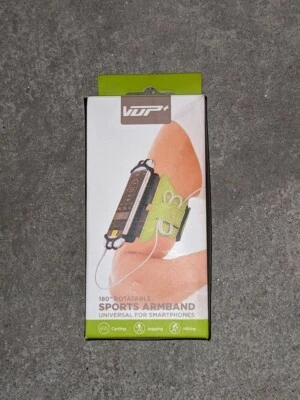 Brazalete deportivo VDP 180 grados giratorio universal para teléfonos inteligentes Foto 1 de 4