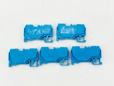 New Lot of 5 Wago IEC60947-7-1 Terminal Block 800V - No Box - Image 1 of 4