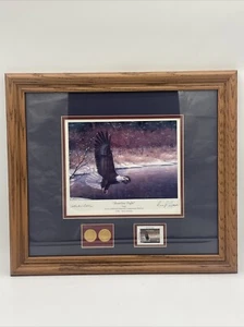 Marc Hanson "Shoreline Flight" Eagle Trout Unlimited Collector's Edition 1996 - Picture 1 of 8
