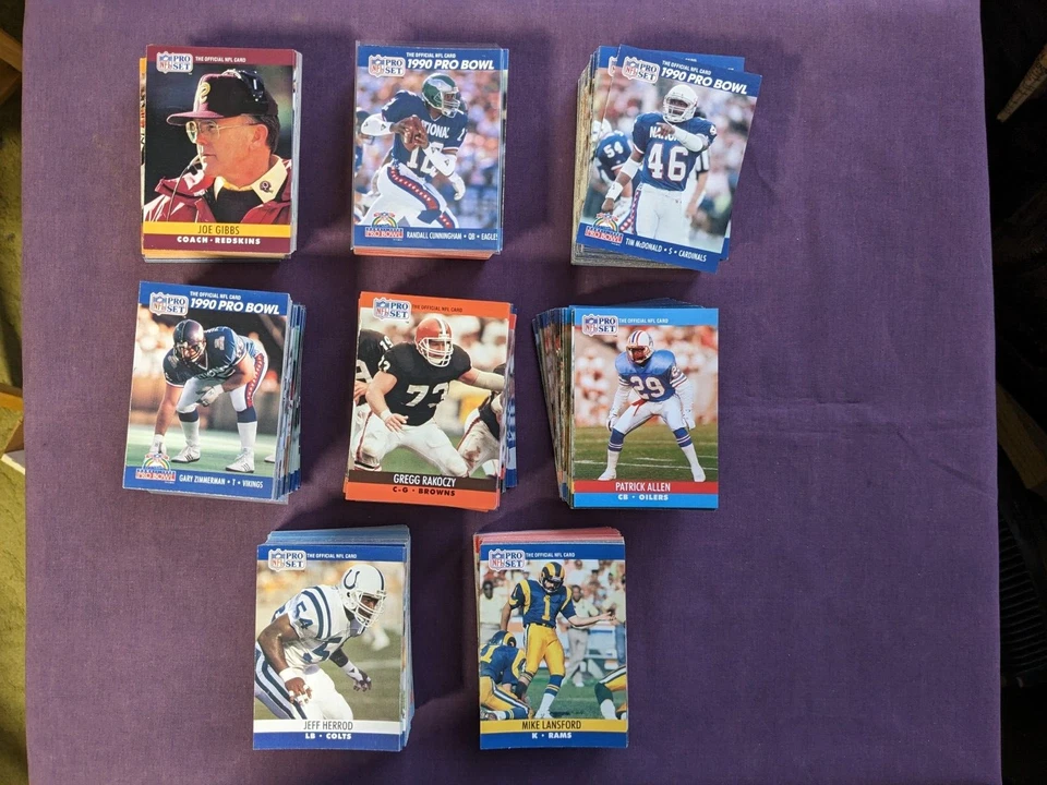 1990 Pro Set Football Card #301 - #550 - - - Pick A Card - - - Complete a Set - Image 1 of 1