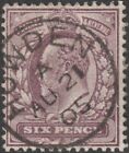 Sg 246 6D Slate Purple M31 (2) In Vfu Condition With Attractive Dated Howden Cds