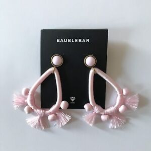 Baublebar Sardinia Drop Earrings in Blush Pink NWT