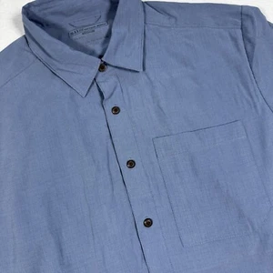 5.11 Tactical Series Shirt Men's M Blue Short Sleeve Modal Blend Button Up - Picture 1 of 6