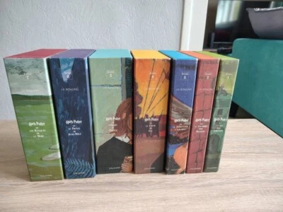 Rare Lot Livres Harry Potter Collection Édition Gallimard Deluxe Collector - Photo 1/4