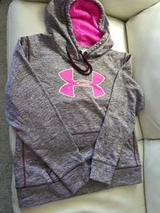 Under Armour Womens Pullover Hoodie Pink UA medium - Picture 1 of 12