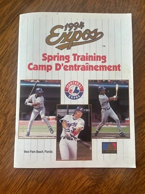 Montreal Expos 1994 Spring Training Program with rosters, Pedro, Larry Walker - Image 1 of 4