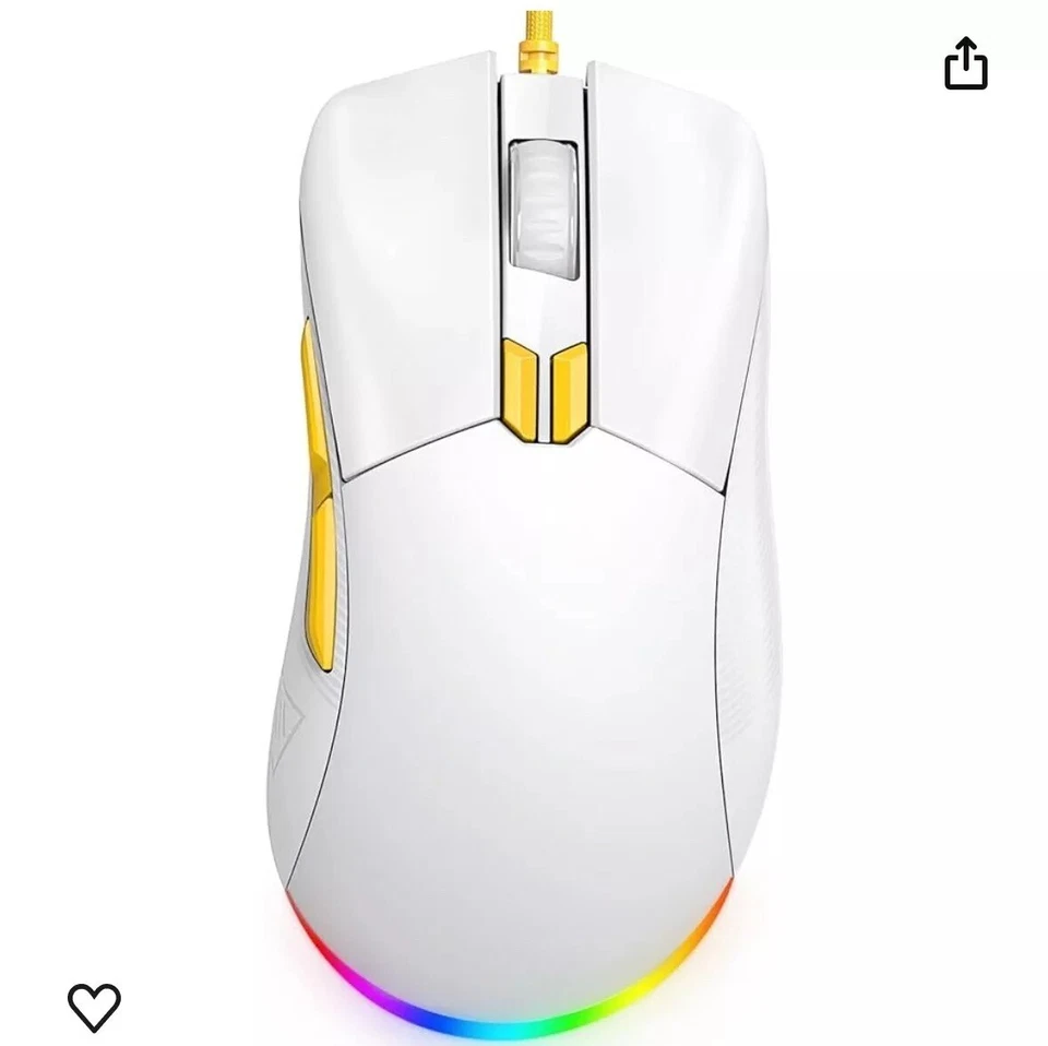 EKSA Gaming Mouse, Lightweight PC Gaming Mice, USB Wired Mouse 12400 DPI ,Mouse - Image 1 of 4