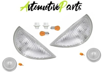 Frecce Anteriori Gemme Laterali Fiat Seicento 1998 1999 2000 Colore Bianco - Immagine 1 di 4