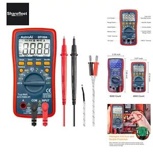 AstroAI Digital Multimeter, Voltmeter Ohmmeter Amperemeter Mit TRMS 4000 Coun... - Picture 1 of 10
