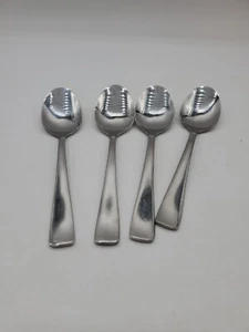 4 cucchiaini da tè per posate inox Oneida "ZINCO"" 6 3/8" - Foto 1 di 6