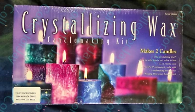 Yaley - 2lbs Crystallizing Wax Candle Making Kit Makes 2 Vanilla Candles *New* - Image 1 of 4