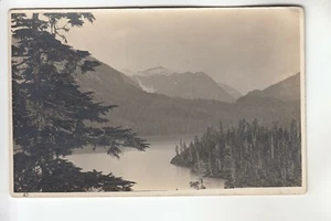 Cartolina fotografica reale veduta delle montagne vicino a Baranof Island Alaska AK - Foto 1 di 1