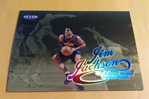 1998-99 Fleer Ultra Gold Medallion Jim Jackson NBA Card #59G - Warriors - Picture 1 of 2