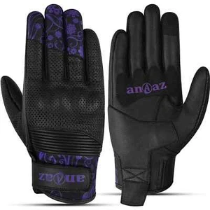 Ladies Motorbike Gloves Summer Riding Adventure Touring Cycling Gloves Purple - Picture 1 of 8