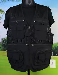 Flygo Men's Summer Work, Fishing, Travel, Photo, Cargo Multi-Pocket Vest XL, NWT - Picture 1 of 8