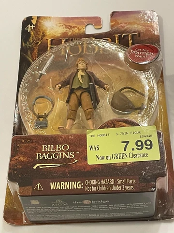 THE HOBBIT BILBO BAGGINS AN UNEXPECTED JOURNEY 3.75 INCH FIGURE Cover