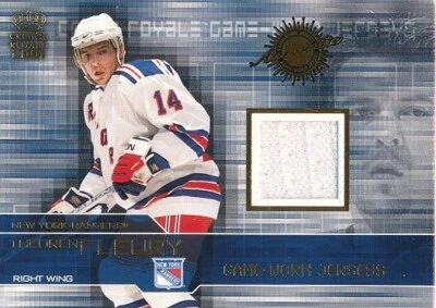 Camiseta Crown Royale 2000-01 usada en juegos #6 New York Rangers Theo Fleury 367/475 Foto 1 de 2