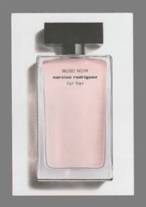 Carte publicitaire - Musc Noir de Nacrciso Rodriguez recto verso - Picture 1 of 2