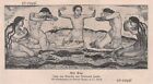 Nackte Frauen - Der Tag Ferdinand Hodler - 1921 - Historische Abbildung ~18x10cm