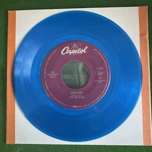 The Beatles - Something/Come Together Blue Vinyl Juke Box Single 45 S7-17698 - Picture 1 of 2