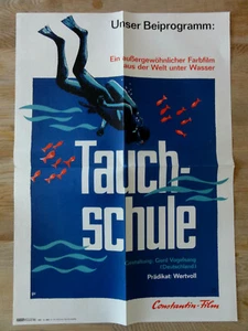 Kinoplakat TAUCHSCHULE Constantin Plakat von 1965!!! - Picture 1 of 1