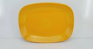 rectangular rectangle SERVING PLATTER PLATE butterscotch orange FIESTA 12" NEW - Picture 1 of 4