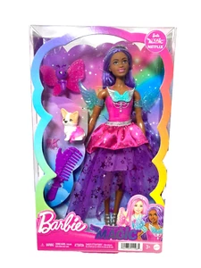 Bambola e due animali da favola Barbie Brooklyn da Barbie un tocco di magia NETFLIX - Foto 1 di 5