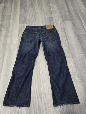 True Religion Straight Fit Denim Blue Jeans USA Mens 31 X 27 - M2325 - Image 1 of 4