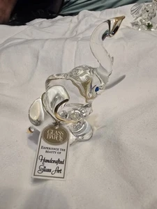 Glass Baron Elephant Glass Figurine - Picture 1 of 12