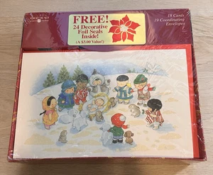 Vintage Christmas Cards American Greetings Children of the World Nativity Sealed - Picture 1 of 4