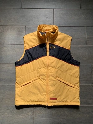 Vintage Rare Oakley Red Tag Yellow Full Zip Gilet/Vest  Men's size XL - Image 1 of 4