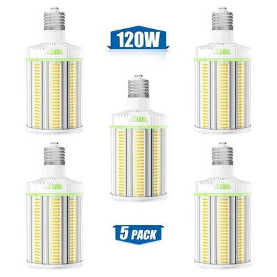 5X 120W LED Corn Light Industrial Warehouse Garage Lighting Fixture 4500K~5700K - Image 1 of 4