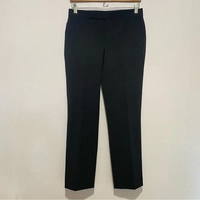 Lauren Ralph Lauren Petite Camaron Black Wool Dress Pants Size 4P Office - Image 1 of 4