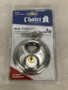 Chalet Disc Padlock - Picture 1 of 5
