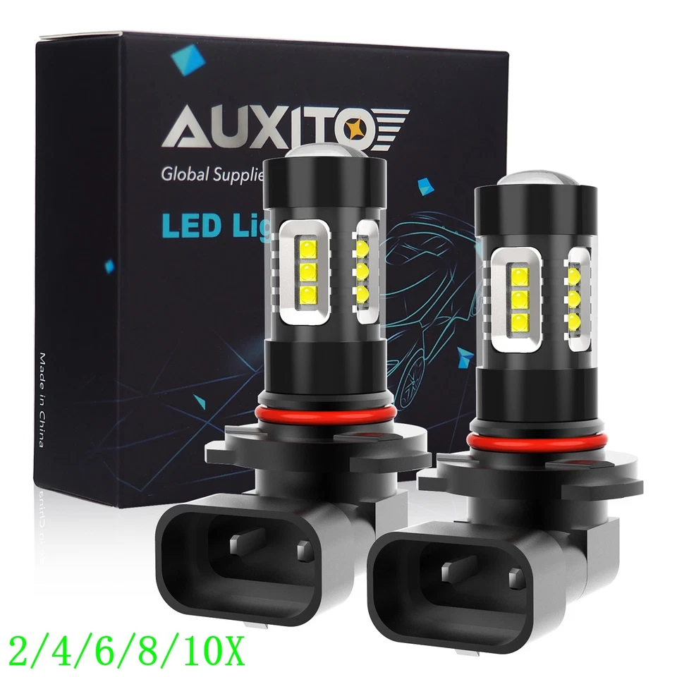 LED Fog Light Bulb H10 9145 9140 White for Ford F150 F250 F350 2005-2021 2/10x - Image 1 of 4