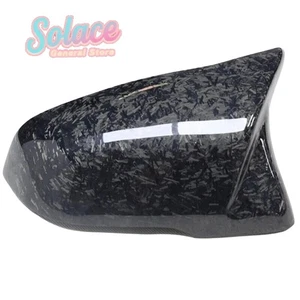 Replace For Toyota Supra 2020-2025 Forged Carbon Fiber Rear View Mirror Cover - Picture 1 of 9