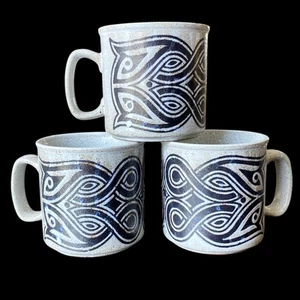 Tazas de nudo celta de cerámica Dunoon de colección diseño tradicional escocés RARO DIFÍCIL DE ENCONTRAR 3 - Imagen 1 de 10