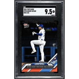 3/10 2024 Topps Now Shohei Ohtani Card #750 Shatters Dodgers XBH Record! SGC 9,5 - Bild 1 von 2
