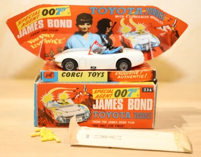 Auto Corgi Toys 336 James Bond -Toyota 2000 GT in Box - Bild 1 von 4