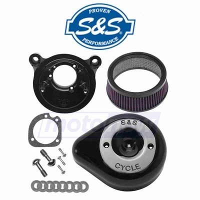 S&S Cycle Stealth Teardrop Air Cleaner Kit for 2008-2016 Harley Davidson on - Image 1 of 4
