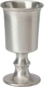 Cáliz de peltre de diseño liso de 370 ml de capacidad hecho de metal de alta calidad - Imagen 1 de 4